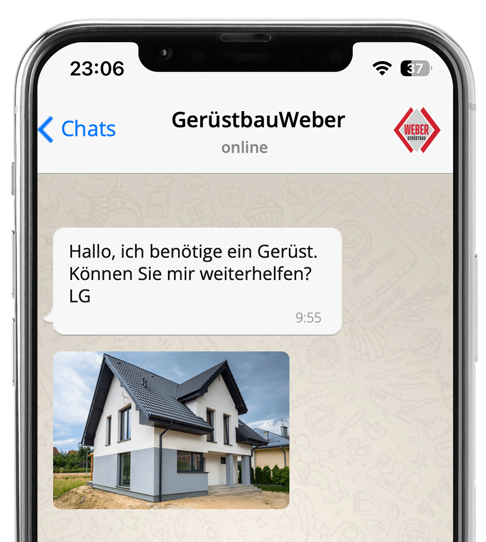 weber gerüstbau whatsapp